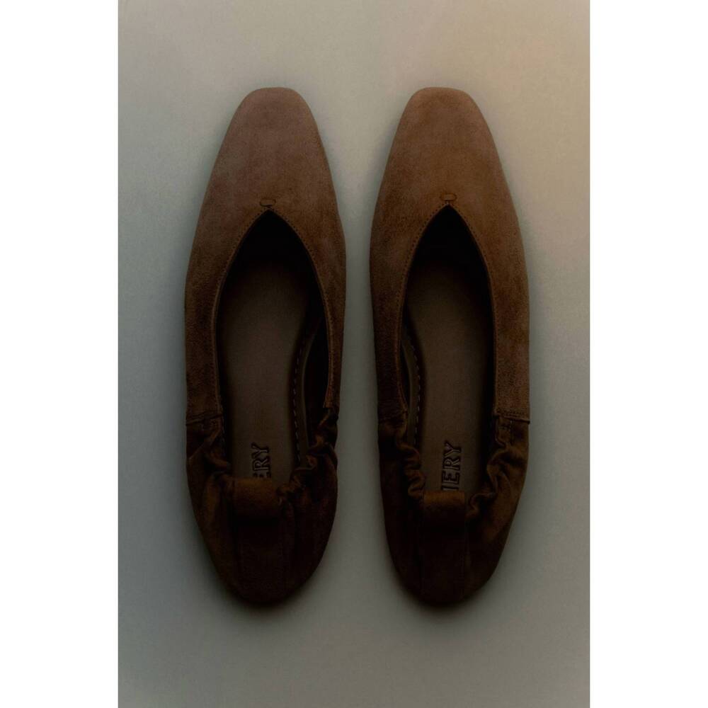 NEW A.EMERY women's brie flat shoes in cognac